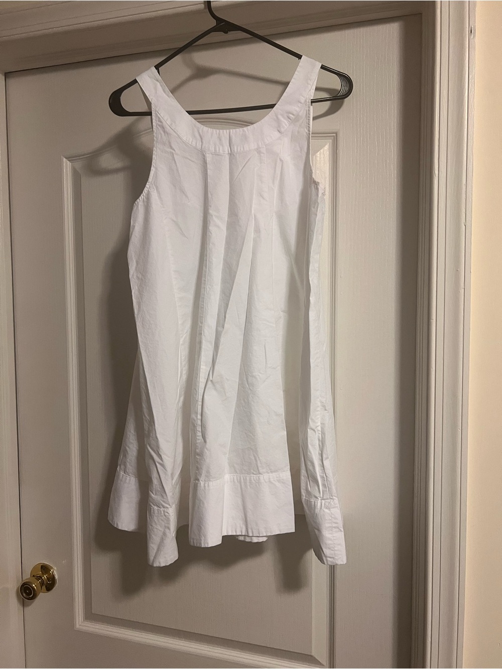 J. Crew White Sleeveless Mini Dress